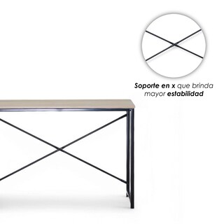 Foto 6 | Ilios Innova | Escritorio Minimalista Con Soporte En X Y Mdf 1.5mm