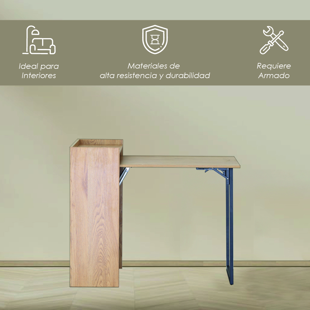 Foto 4 pulgar | Ilios Innova | Escritorio Plegable Abatible Elegante y Minimalista