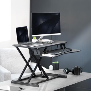 Foto 2 | Convertidor De Escritorio Vivo Serie K, 81 Cm De Altura Ajustable, Negro - Venta Internacional.