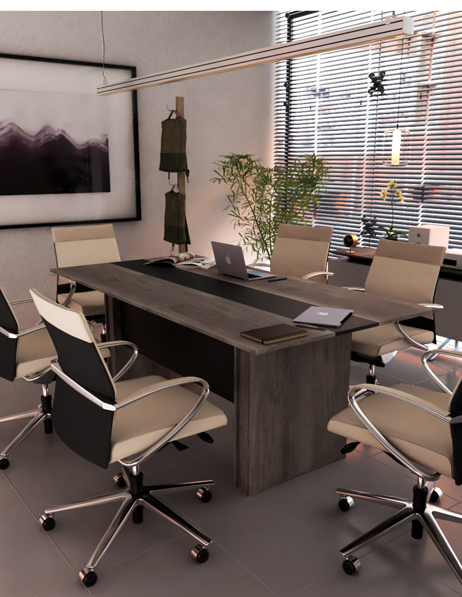 Foto 2 | Mesa Para Sala De Juntas, Mesa De Reuniones Moderna