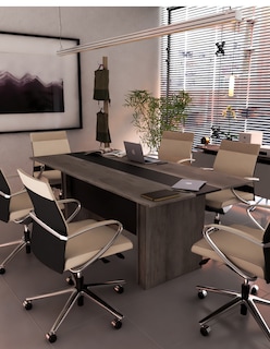 Foto 2 | Mesa Para Sala De Juntas, Mesa De Reuniones Moderna