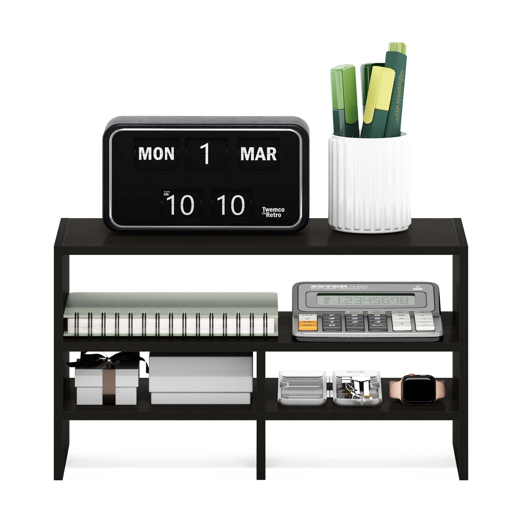 Foto 7 pulgar | Estantería Organizadora De Escritorio Furinno Hermite Espresso - Venta Internacional.