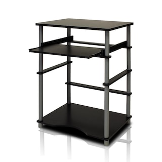 Foto 1 | Ordenador Portátil Furinno Home De Escritorio, Color Negro Y Gris - Venta Internacional.