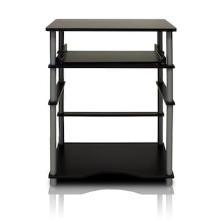 Foto 4 | Ordenador Portátil Furinno Home De Escritorio, Color Negro Y Gris - Venta Internacional.