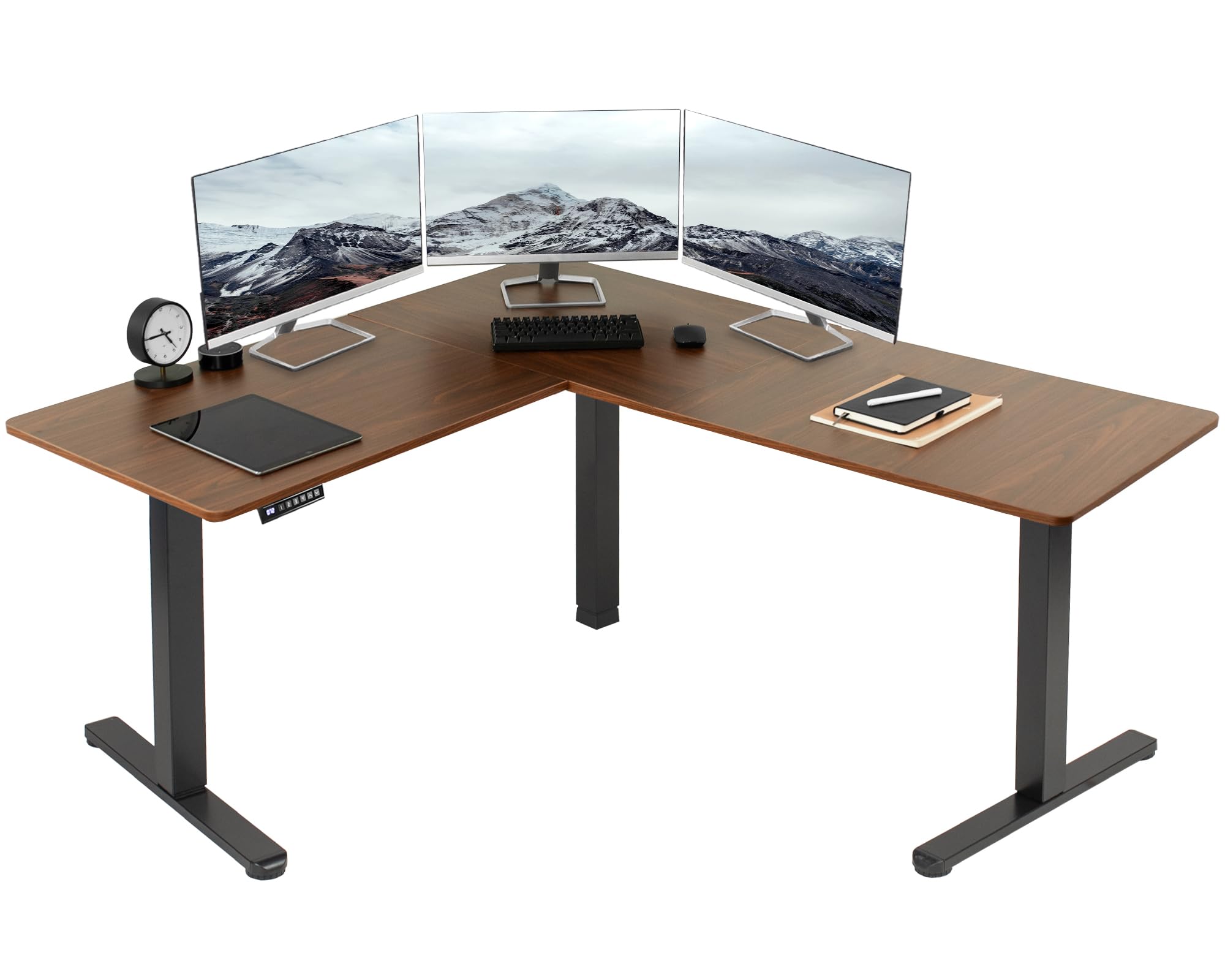 Foto 1 | Escritorio De Pie Vivo Desk-e3ctd De Esquina Eléctrico En Forma De L - Venta Internacional.