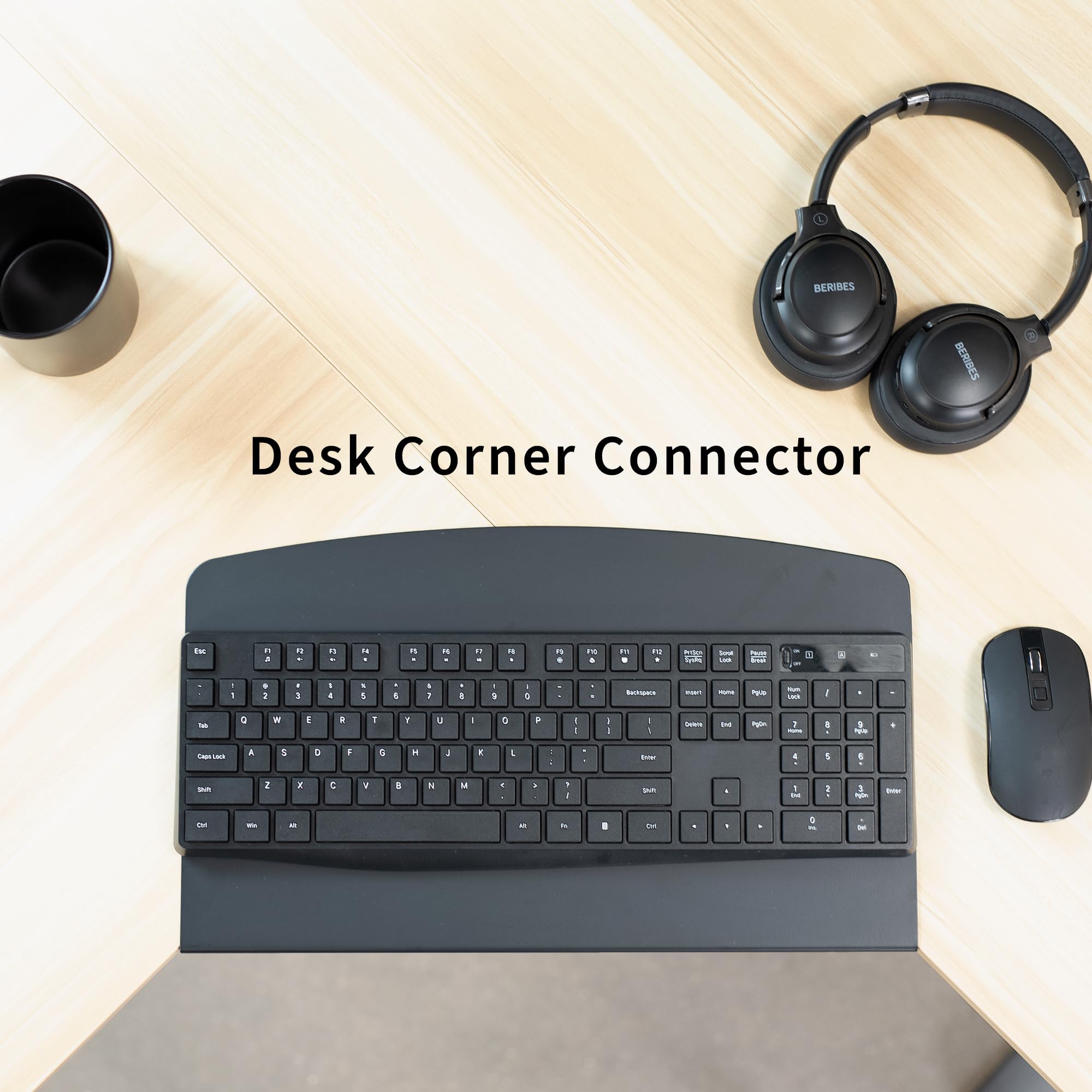Foto 2 | Plataforma De Conectores Para Escritorio De Esquina Vivo Desk-ac07s, Color Negro - Venta Internacional.