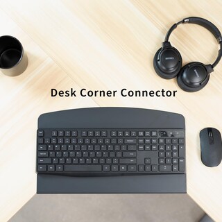 Foto 2 | Plataforma De Conectores Para Escritorio De Esquina Vivo Desk-ac07s, Color Negro - Venta Internacional.