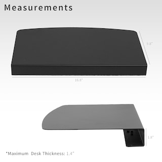 Foto 3 | Plataforma De Conectores Para Escritorio De Esquina Vivo Desk-ac07s, Color Negro - Venta Internacional.