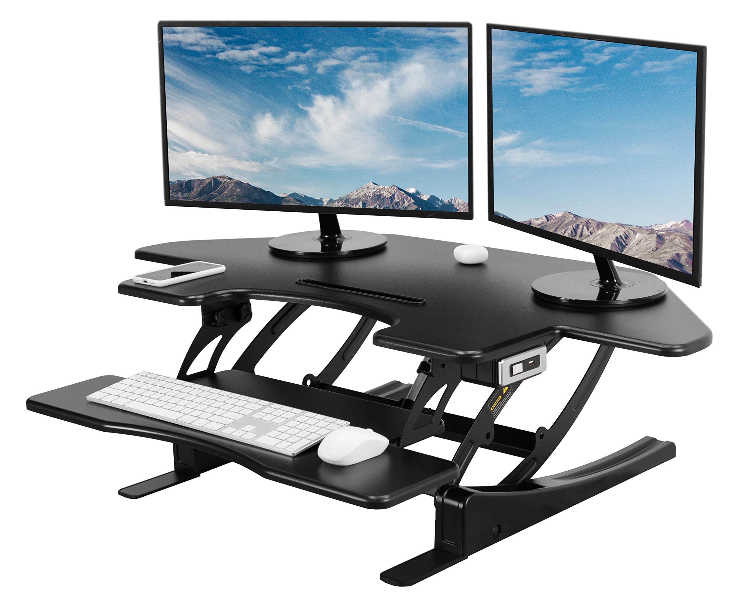 Foto 1 | Convertidor De Escritorio Vivo Desk-v000vce Eléctrico Regulable En Altura - Venta Internacional.