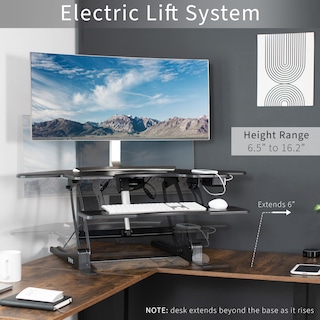 Foto 4 | Convertidor De Escritorio Vivo Desk-v000vce Eléctrico Regulable En Altura - Venta Internacional.