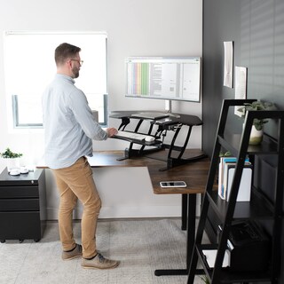Foto 5 | Convertidor De Escritorio Vivo Desk-v000vce Eléctrico Regulable En Altura - Venta Internacional.