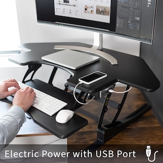 Foto 6 | Convertidor De Escritorio Vivo Desk-v000vce Eléctrico Regulable En Altura - Venta Internacional.