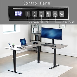 Foto 5 | Escritorio De Pie Vivo Desk-e3ctg De Esquina Eléctrico En Forma De L 160x1 - Venta Internacional.