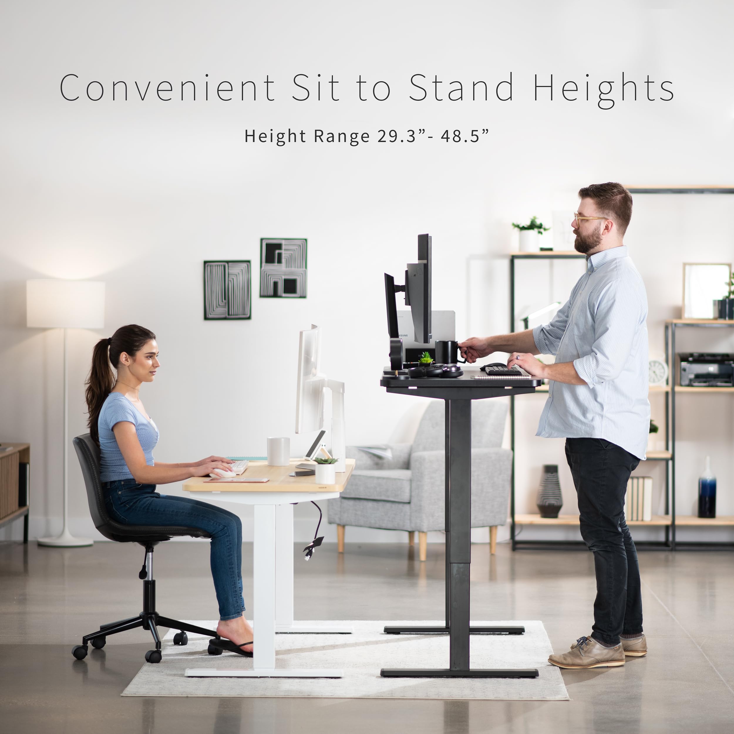 Foto 5 pulgar | Escritorio De Pie Vivo Desk-kit-1b6d Electric Memory 150x60 Cm - Venta Internacional.