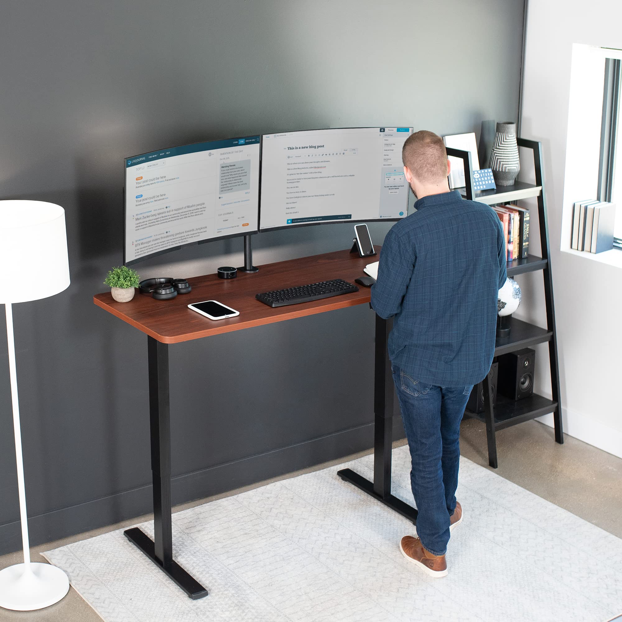 Foto 8 pulgar | Escritorio De Pie Vivo Desk-kit-1b6d Electric Memory 150x60 Cm - Venta Internacional.