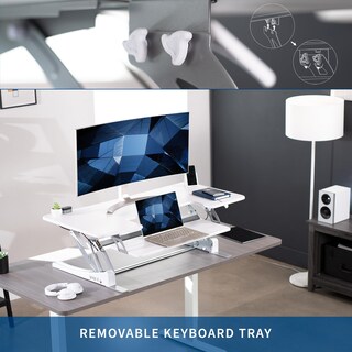 Foto 6 | Elevador De Escritorio Vivo Serie V Desk-v048vw, Altura Ajustable 122 Cm - Venta Internacional.