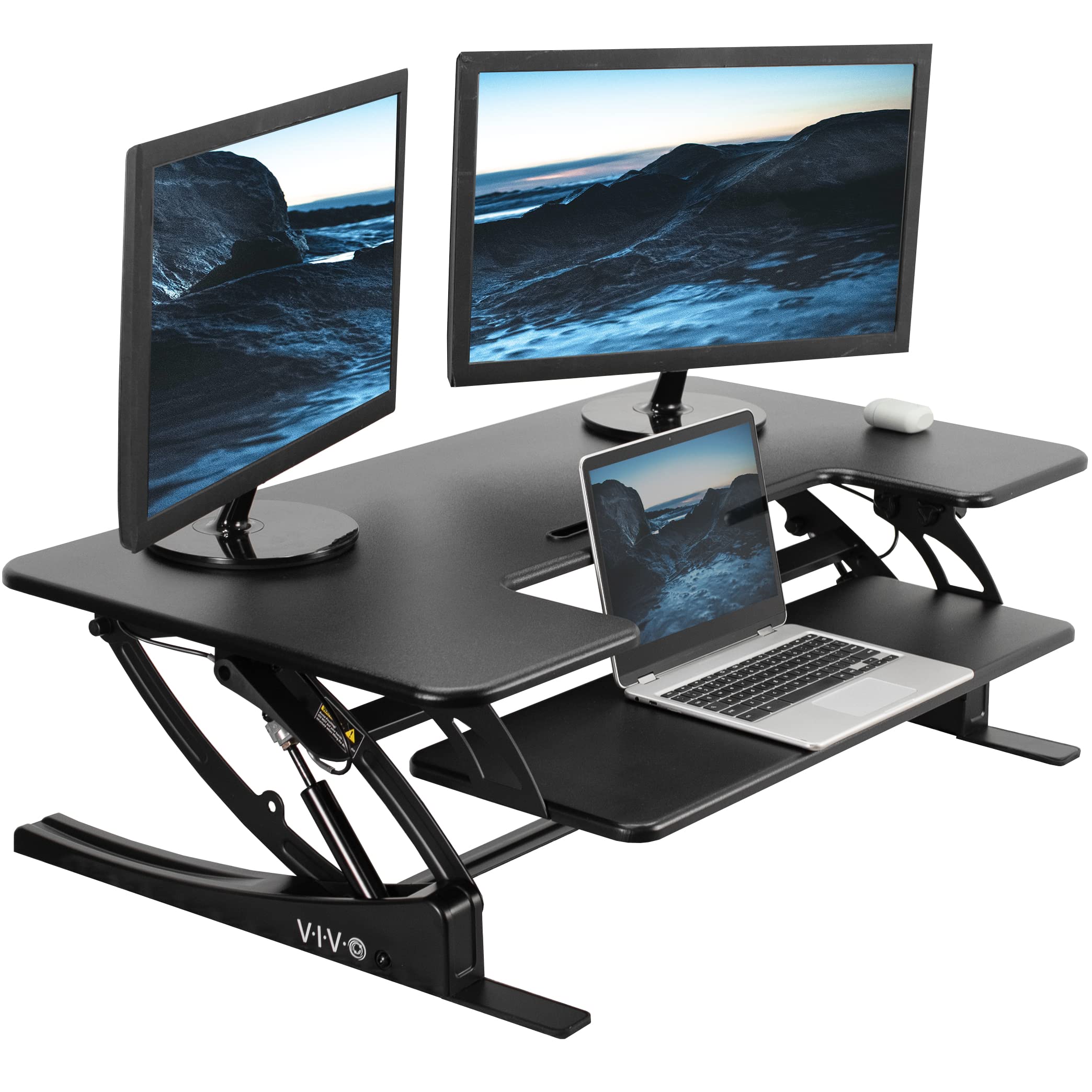 Convertidor De Escritorio Vivo Serie V De 42 Pulgadas Con Altura Ajustable - Venta Internacional.