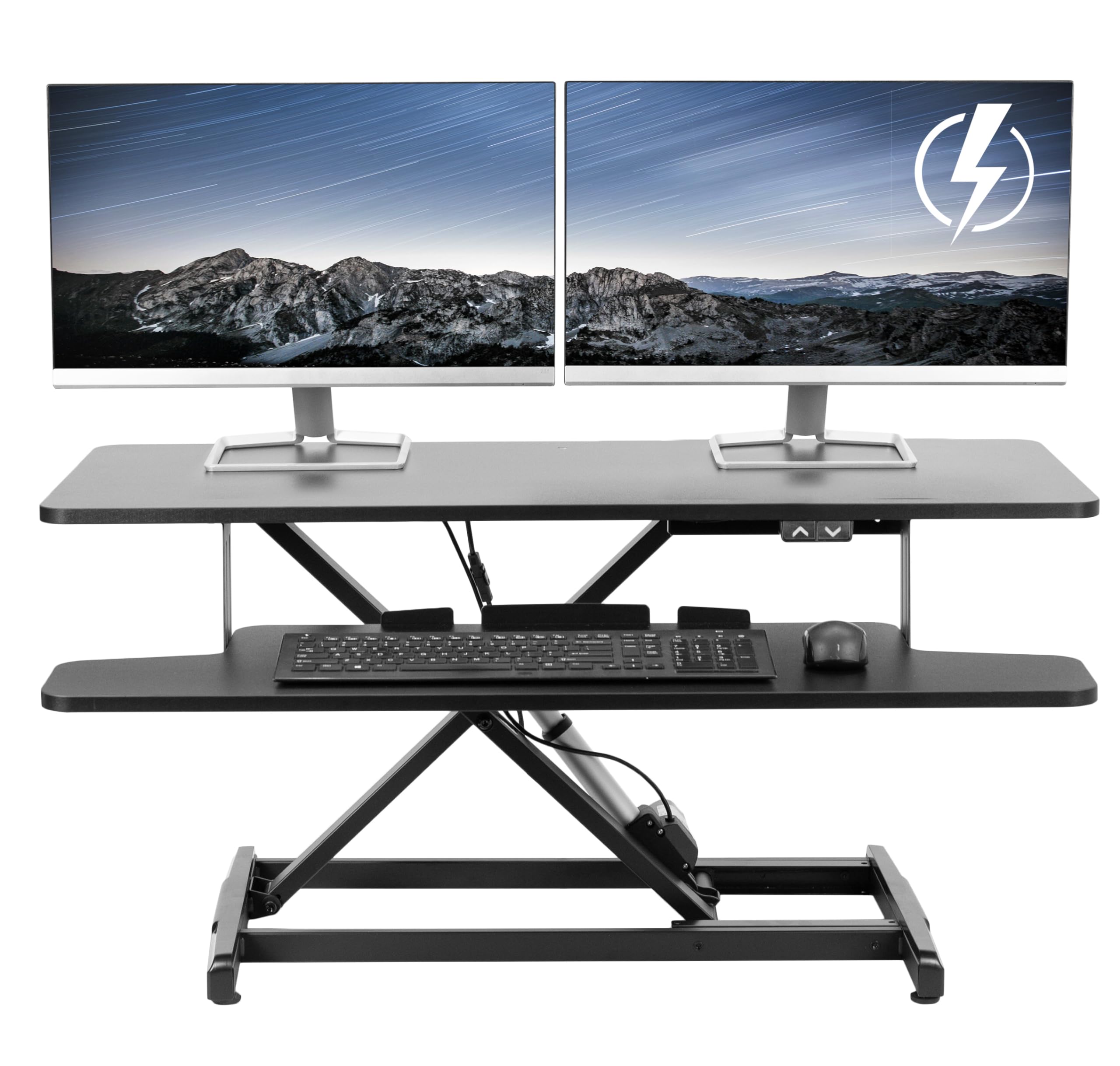 Foto 2 pulgar | Convertidor De Escritorio Eléctrico Vivo Desk-ve36b De 91 Cm Con Bandeja Para Teclado - Venta Internacional.