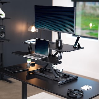 Foto 2 | Convertidor De Escritorio Eléctrico Vivo Desk-ve36b De 91 Cm Con Bandeja Para Teclado - Venta Internacional.