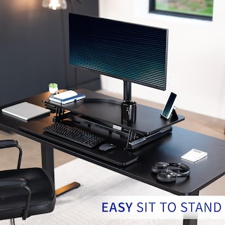 Foto 5 | Convertidor De Escritorio Eléctrico Vivo Desk-ve36b De 91 Cm Con Bandeja Para Teclado - Venta Internacional.
