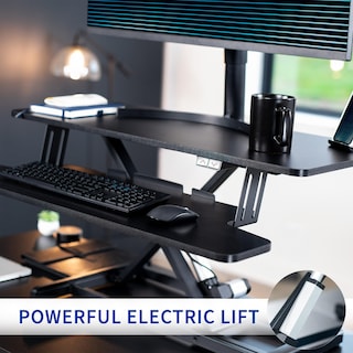 Foto 6 | Convertidor De Escritorio Eléctrico Vivo Desk-ve36b De 91 Cm Con Bandeja Para Teclado - Venta Internacional.