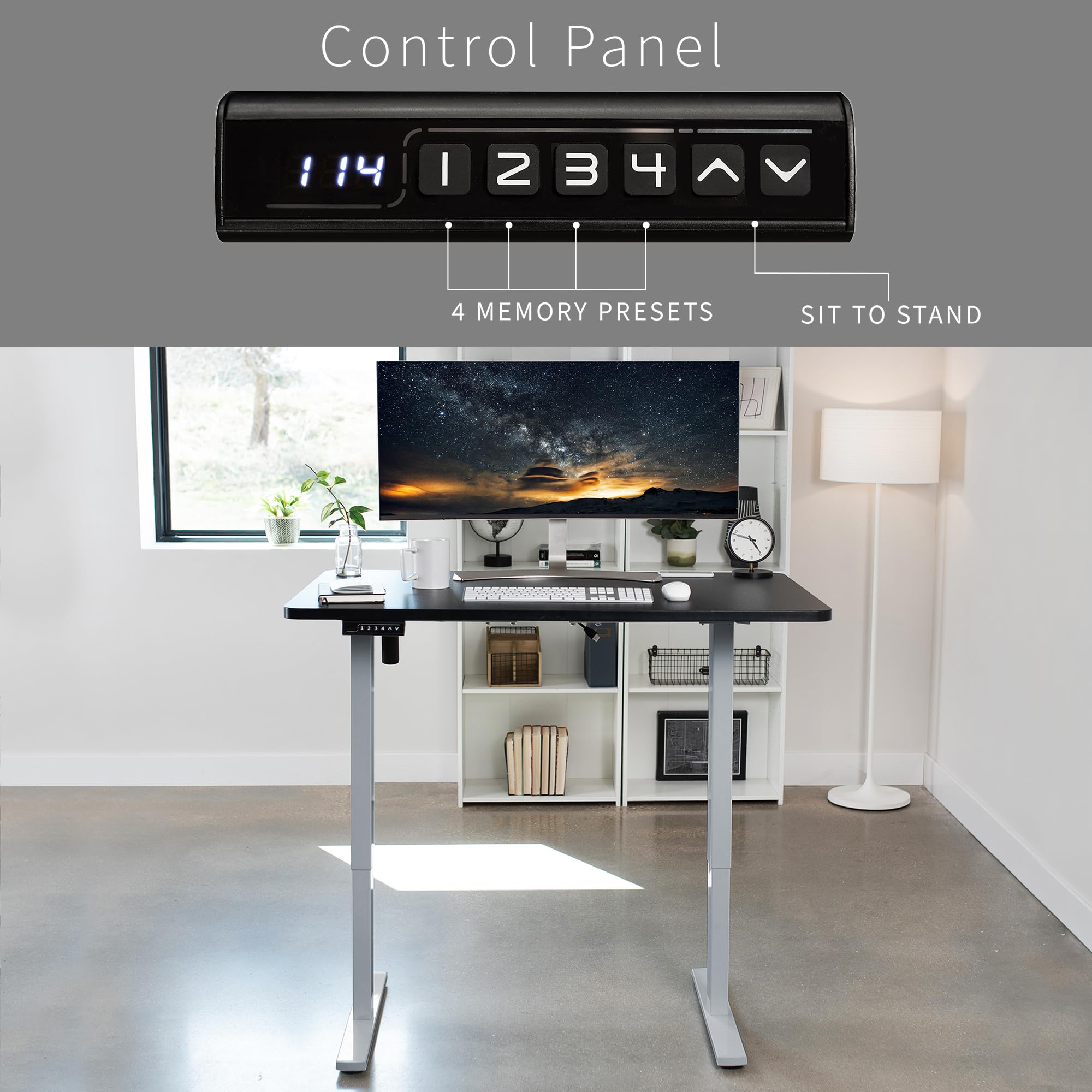 Foto 7 pulgar | Escritorio De Pie Vivo Desk-kit-1g5b Con Memoria Eléctrica 120x75 Cm - Venta Internacional.