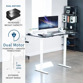 Foto 2 | Escritorio De Pie Vivo Desk-kit-2w1r Eléctrico Con Doble Motor 160x80c - Venta Internacional.