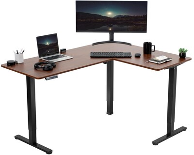 Foto 1 | Escritorio De Pie Vivo Desk-e3ctd-47 De Esquina Eléctrico En Forma De L - Venta Internacional.