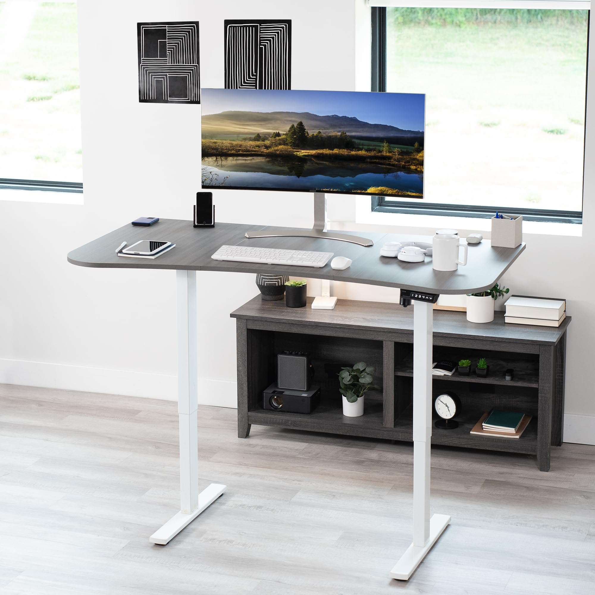 Foto 3 pulgar | Escritorio De Pie Vivo Desk-kit-1w1g Electric Memory 160x80 Cm - Venta Internacional.