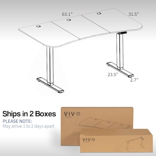 Foto 5 | Escritorio De Pie Vivo Desk-kit-1g1w Con Memoria Eléctrica 160x80 Cm - Venta Internacional.