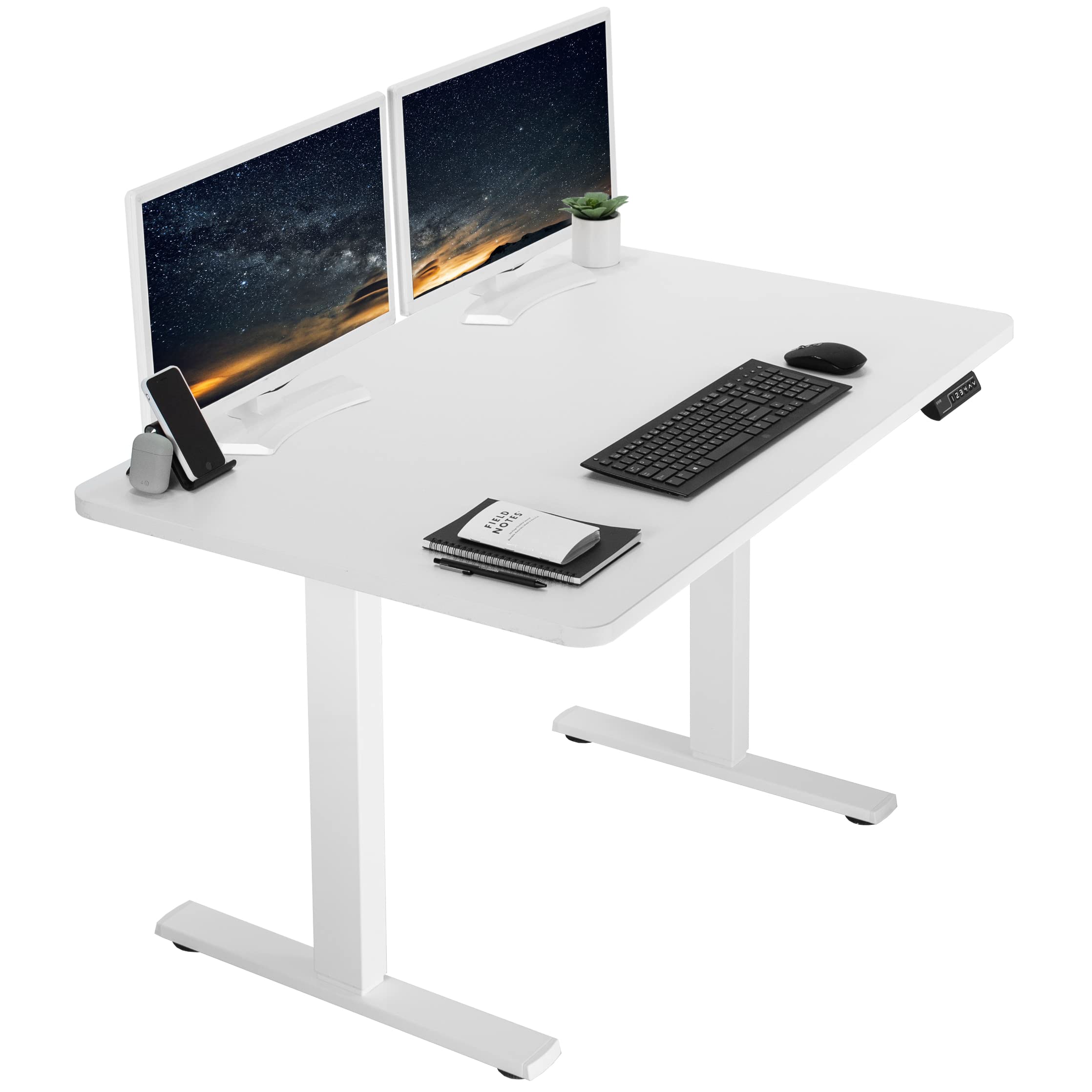 Foto 2 pulgar | Escritorio De Pie Vivo Desk-kit-1w5w Con Memoria Eléctrica, 48 X 30 Pulgadas, Color Blanco - Venta Internacional.