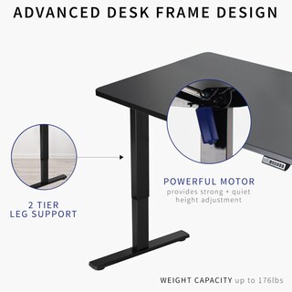 Foto 3 | Escritorio De Pie Vivo Desk-kit-1w5w Con Memoria Eléctrica, 48 X 30 Pulgadas, Color Blanco - Venta Internacional.