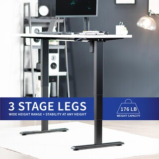 Foto 7 | Estación De Trabajo Eléctrica Con Estructura De Escritorio Vertical Vivo Desk-v102e - Venta Internacional.
