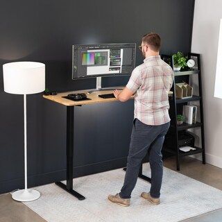 Foto 7 | Escritorio De Pie Vivo Electric Real Bamboo 152 X 61 Cm Desk-kit-1b - Venta Internacional.