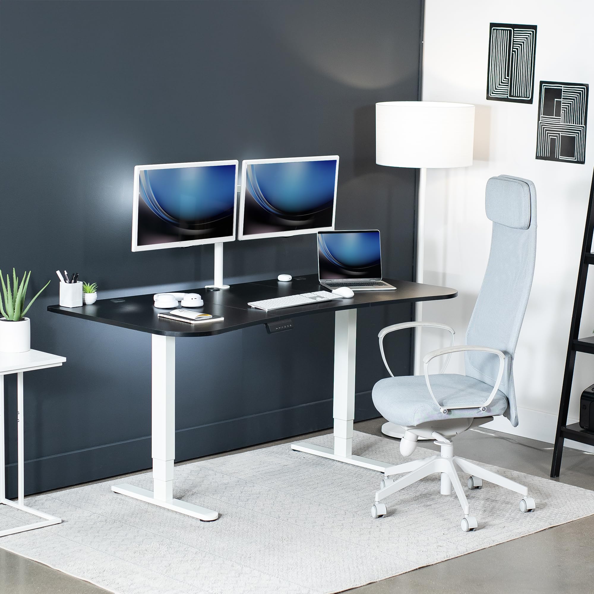 Foto 4 pulgar | Escritorio De Pie Vivo Desk-kit-2w1b Eléctrico Con Doble Motor 160x80c - Venta Internacional.