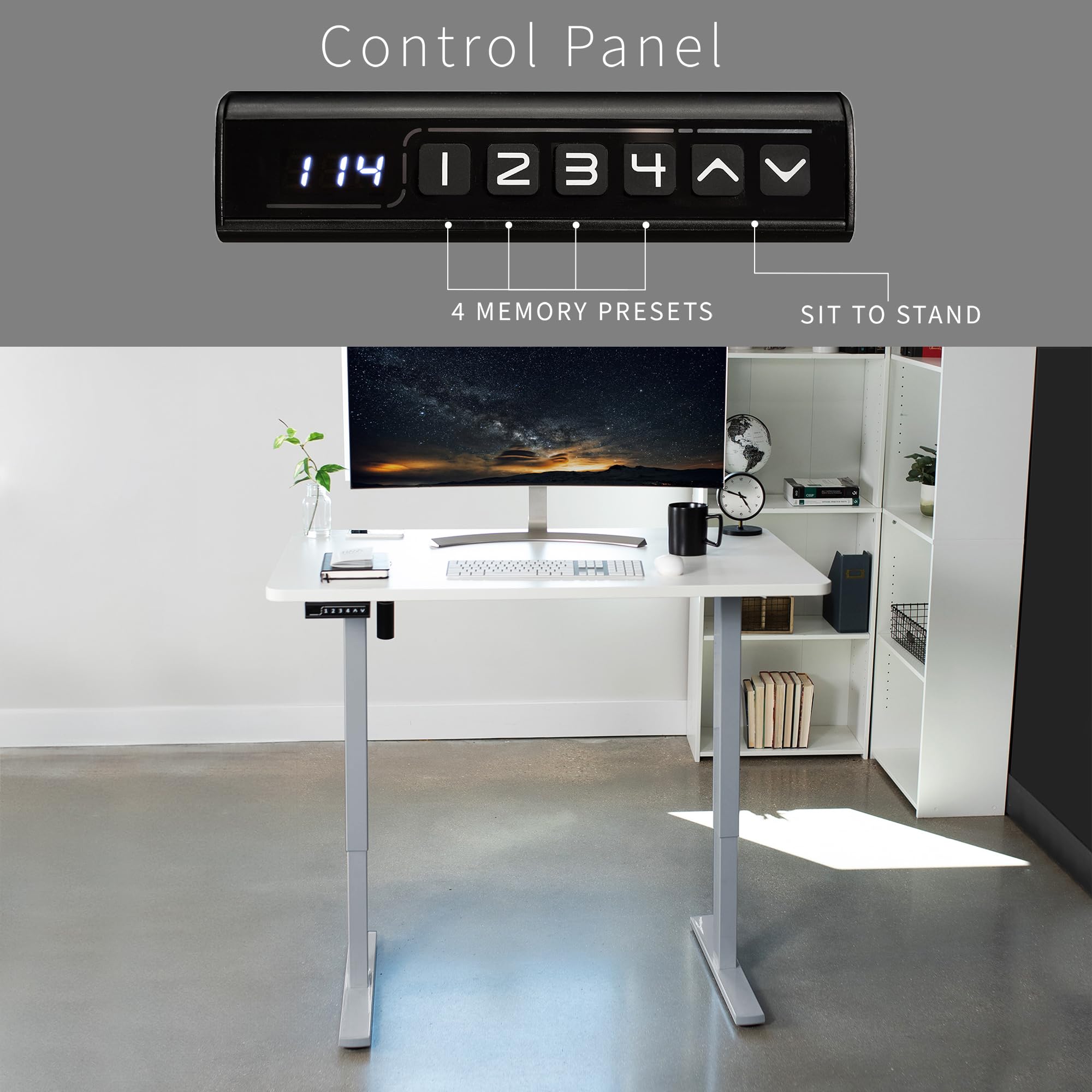Foto 7 pulgar | Escritorio De Pie Vivo Desk-kit-1g5w Con Memoria Eléctrica 120x75 Cm - Venta Internacional.