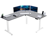 Escritorio De Pie Vivo Desk-e3ctwg De Esquina Eléctrico En Forma De L - Venta Internacional.