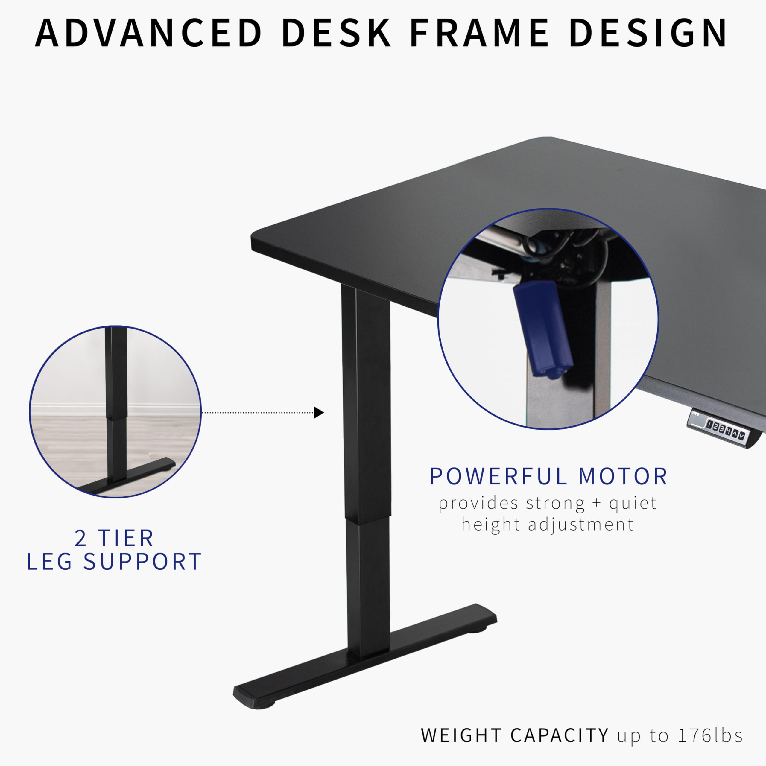 Foto 4 pulgar | Escritorio De Pie Vivo Desk-kit-1w5c Con Memoria Eléctrica 120x75 Cm - Venta Internacional.