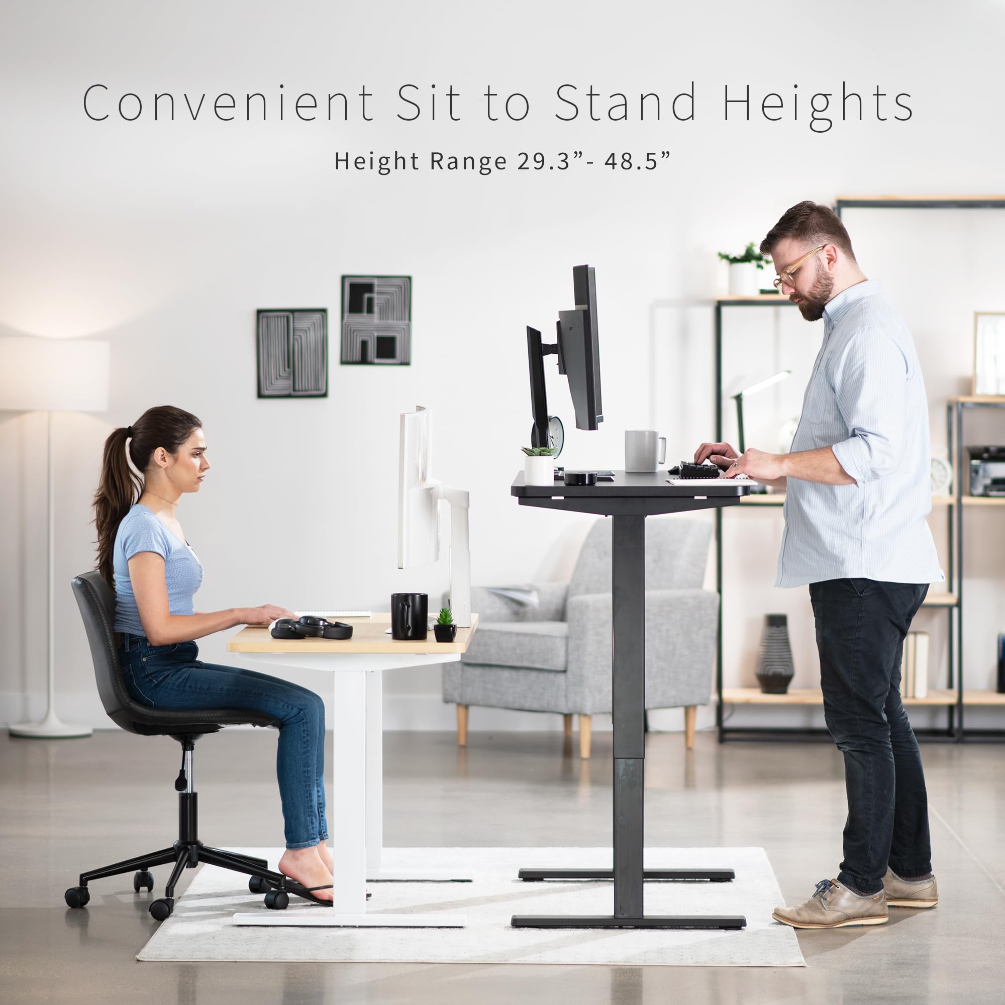 Foto 6 pulgar | Escritorio De Pie Vivo Desk-kit-1b4p Electric Memory 43x60 Cm - Venta Internacional.