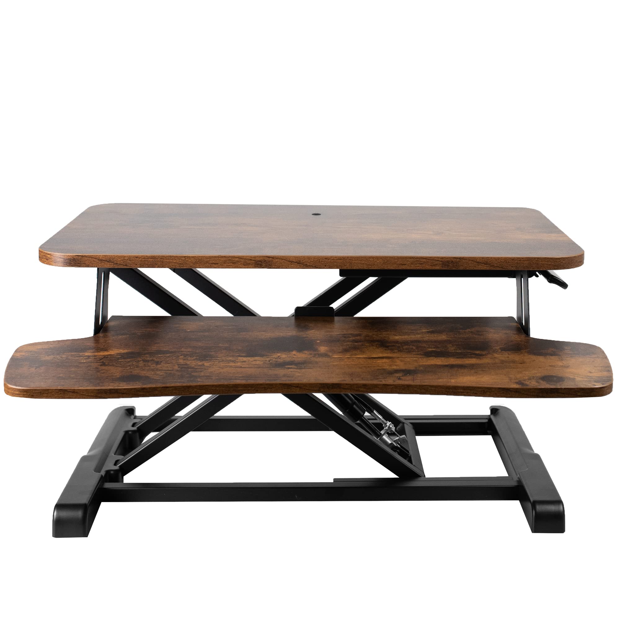 Convertidor De Escritorio Vivo Serie K, Vintage, Marrón, 66 Cm, Rústico - Venta Internacional.