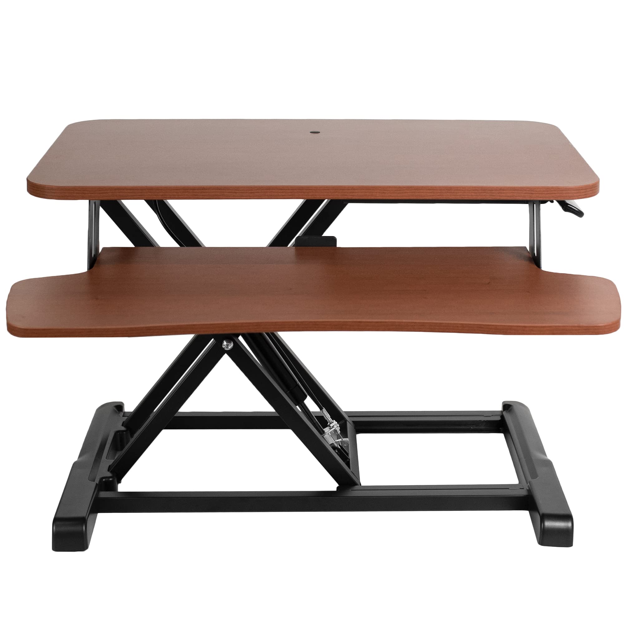Foto 1 | Convertidor De Escritorio Vivo Serie K Desk-v026ka 66x40 Cm Nogal Oscuro - Venta Internacional.