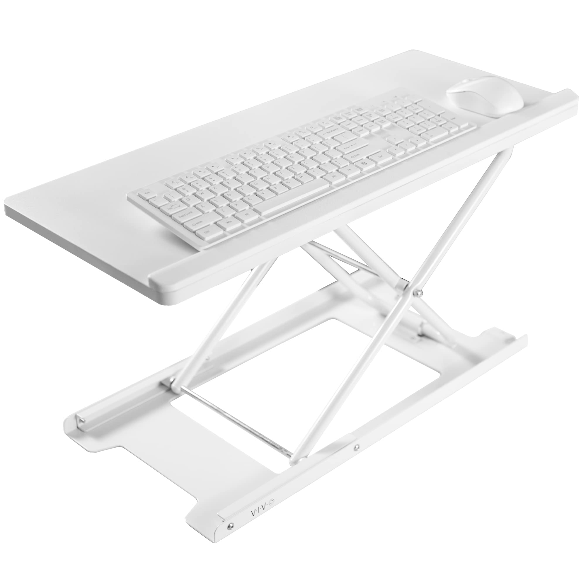 Foto 2 pulgar | Elevador De Teclado Vivo Desk-v000pw, Con Forma De Tijera, 27 Pulgadas, Color Blanco - Venta Internacional.