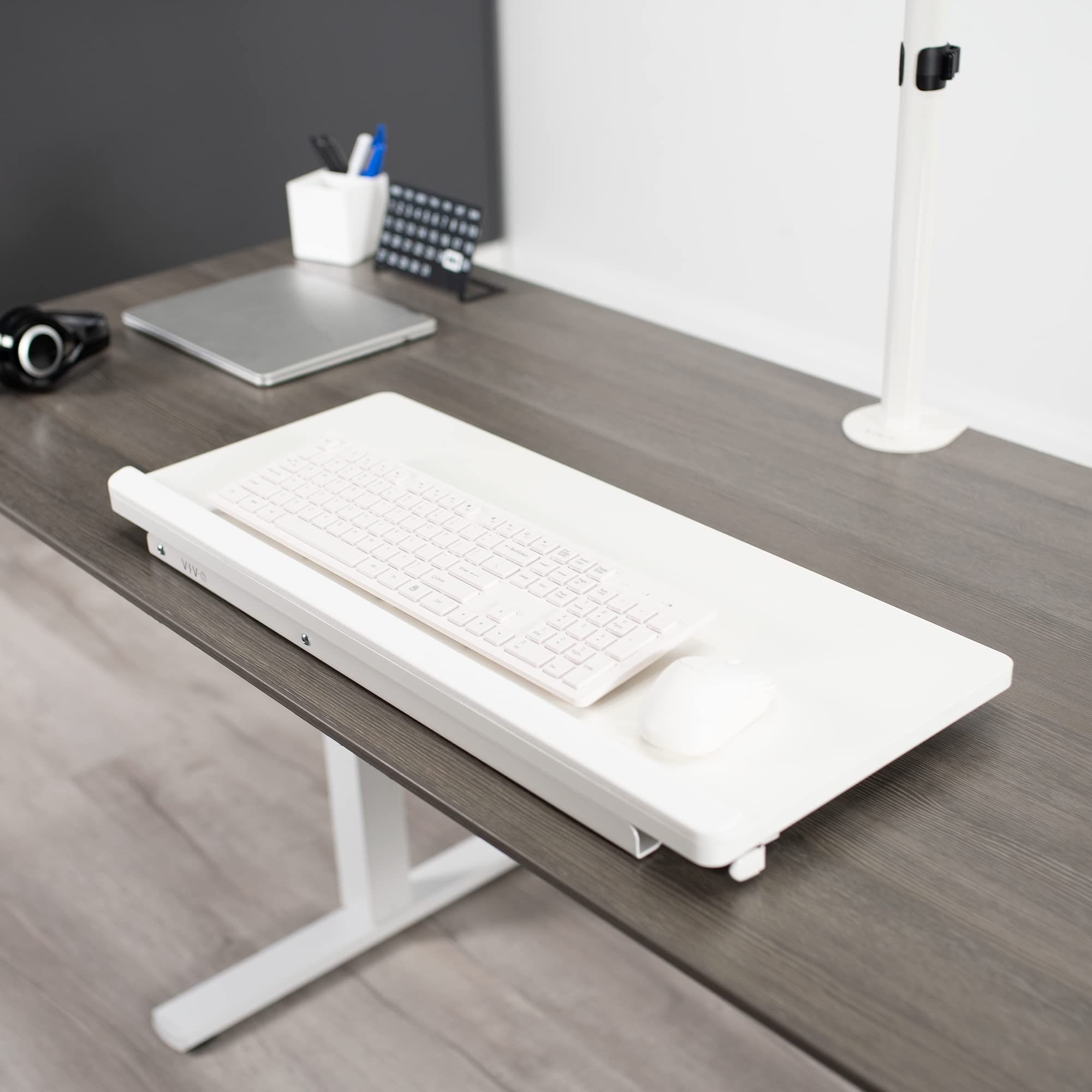 Foto 7 pulgar | Elevador De Teclado Vivo Desk-v000pw, Con Forma De Tijera, 27 Pulgadas, Color Blanco - Venta Internacional.