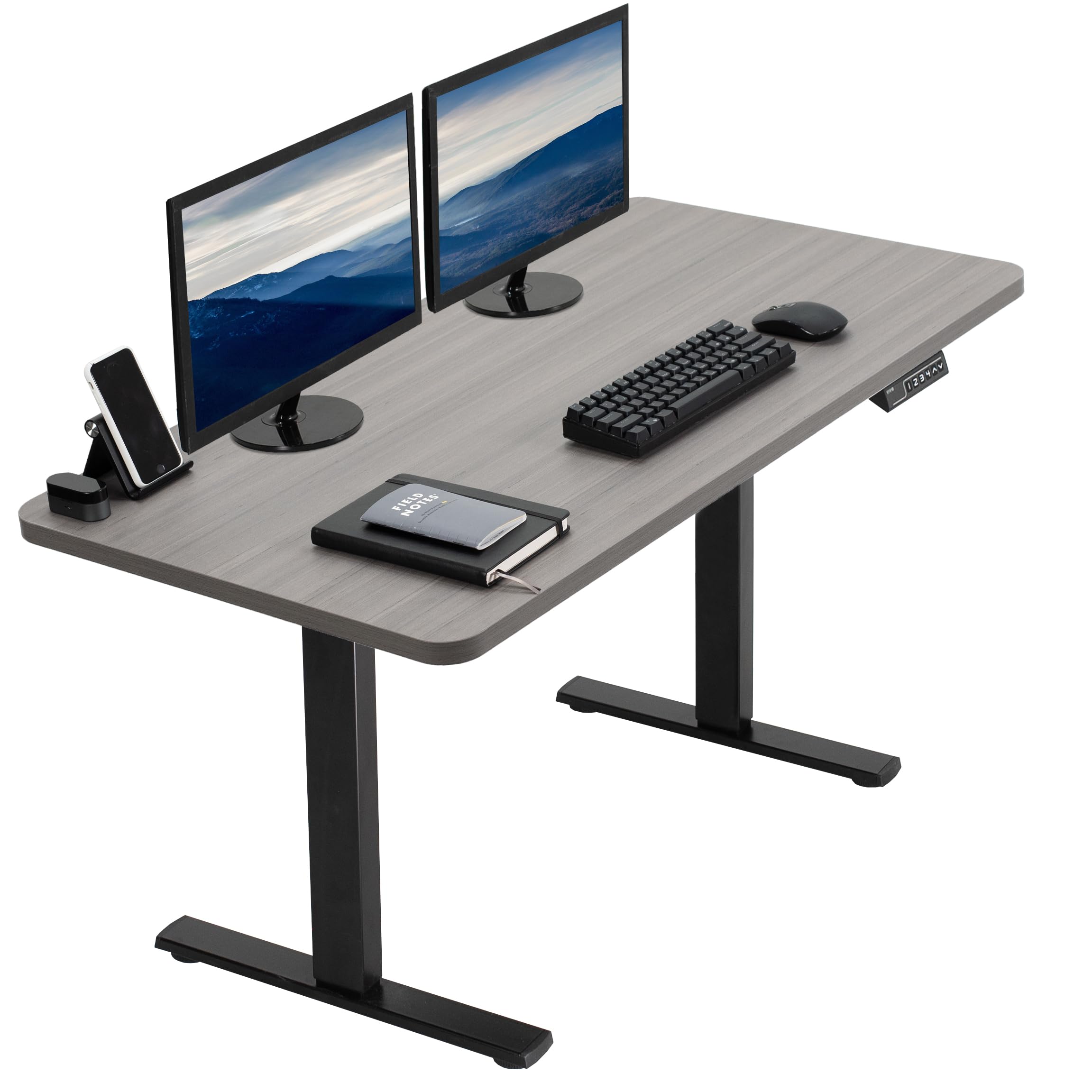 Foto 2 pulgar | Escritorio De Pie Vivo Electric Desk-kit-1b4g 110x60 Cm Gris Oscuro - Venta Internacional.