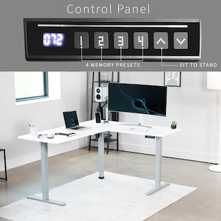 Foto 5 | Escritorio De Pie Vivo Desk-e3ctgw De Esquina Eléctrico En Forma De L - Venta Internacional.