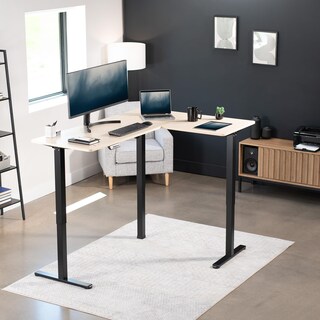 Foto 2 | Escritorio De Pie Vivo Desk-e3ctc-47 Eléctrico En Forma De L 160x120 Cm - Venta Internacional.