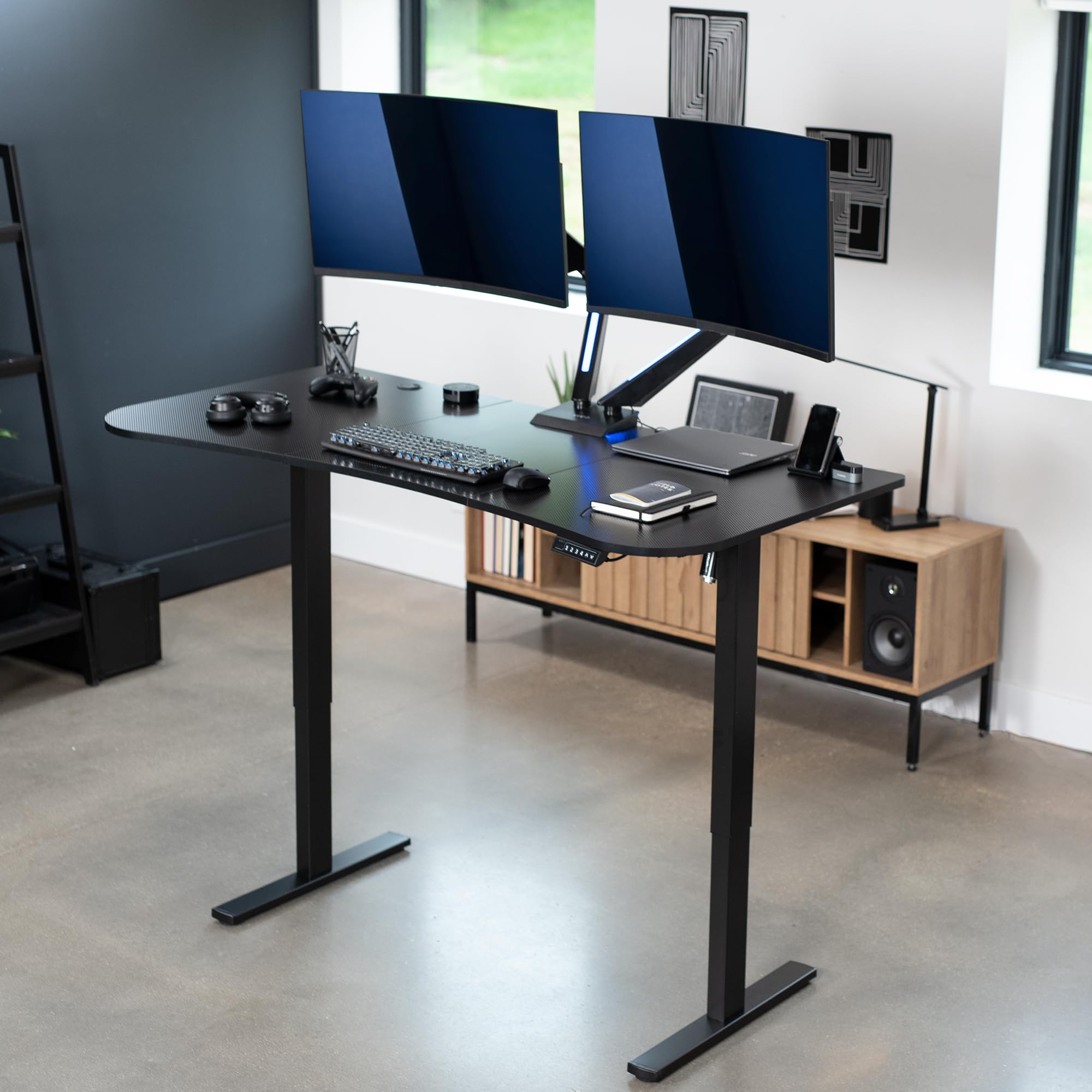 Foto 3 pulgar | Escritorio De Pie Vivo Desk-kit-1b1r Electric Memory Black - Venta Internacional.