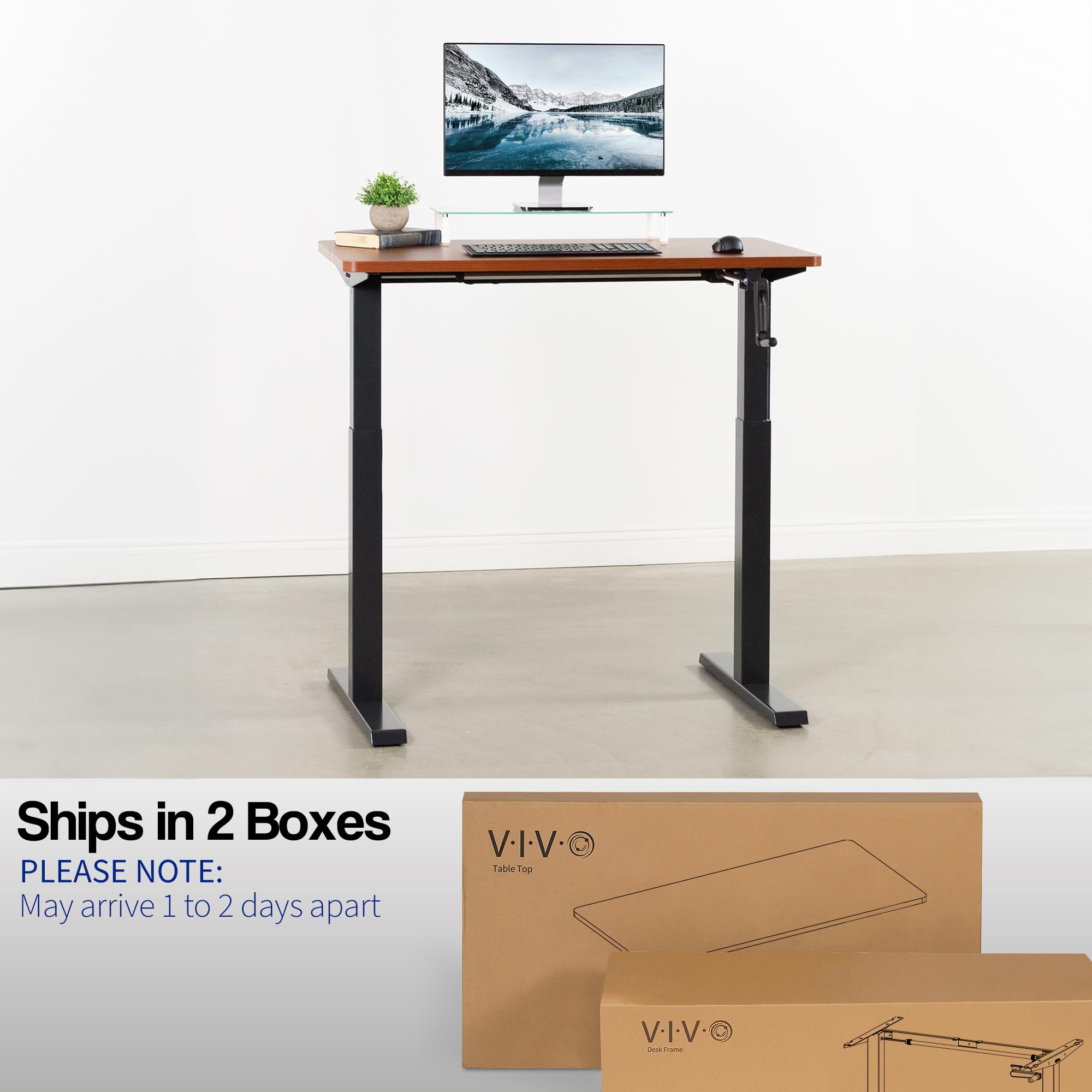 Foto 4 pulgar | Escritorio De Pie Regulable En Altura Vivo Desk-kit-mb4d 110 X 60 Cm - Venta Internacional.