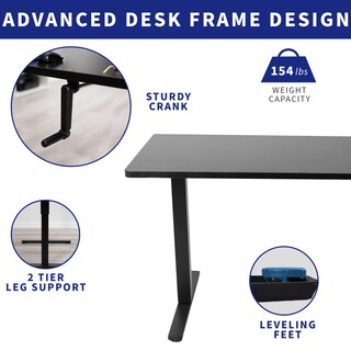 Foto 4 | Escritorio De Pie Regulable En Altura Vivo Desk-kit-mb4d 110 X 60 Cm - Venta Internacional.