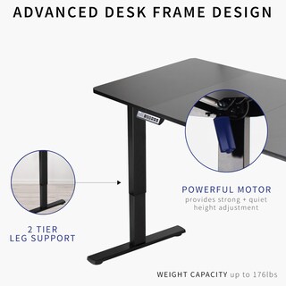 Foto 3 | Escritorio De Pie Vivo Desk-kit-1g7b Electric Memory 71x76-123 Cm - Venta Internacional.
